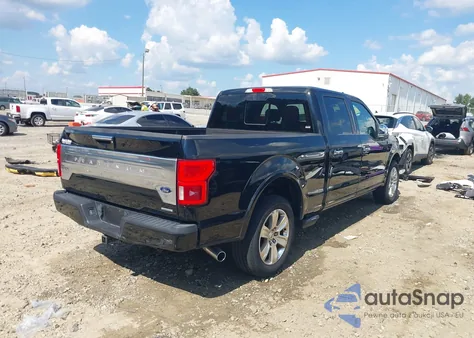 2018 Ford F-150 Platinum from USA, damaged, VIN 1FTEW1CG0JFB19412